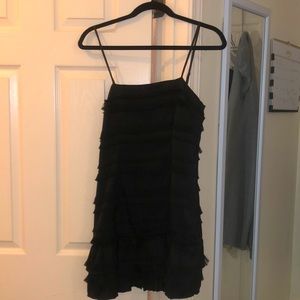 Black fringed dress